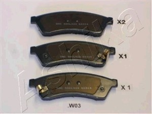 Bremseklosser sett, Bakaksel, CHEVROLET EPICA, 96475028