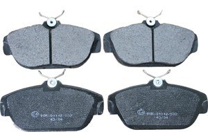 Bremseklosser sett, Foran, VOLVO, 271349, 2713493, 2713498, 271734, 271737, 2717379, 271979, 31261183, 3516916