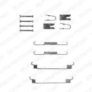 Tilbehørsett, bremsesko, Bakaksel, FIAT BRAVA, BRAVO I, GRANDE PUNTO, IDEA, IDEA Van, MAREA, MAREA Weekend, PUNTO, LANCIA MUSA