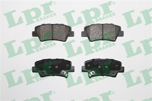Bremseklosser sett, Bakaksel, HYUNDAI SONATA V, KIA OPIRUS, SOUL I, SSANGYONG KORANDO, 1014026445, 106400172502, 3502130140W01, 35021302