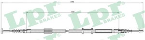 Kabel, parkeringsbremse, Høyre, FIAT COUPE, 46401725