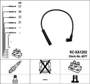 Tennledningssett, KIA RIO Halvkombi, RIO Sedan, 7 775 810