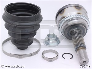 Leddsett, drivaksel, Hjulside, TOYOTA PRIUS Liftback, 4347049595, 4347049596
