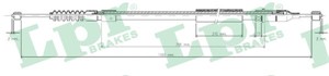 Kabel, parkeringsbremse, Bak, Venstre, OPEL CORSA C, CORSA C Skåp/halvkombi, TIGRA TwinTop, VAUXHALL CORSA Mk II, TIGRA TwinTop, 2444383