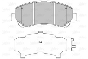 Bremseklosser sett, Framaksel, NISSAN JUKE, QASHQAI / QASHQAI +2 I, ROGUE, TEANA II, X-TRAIL II, SUZUKI KIZASHI, 5581057L00, 55810-57L00