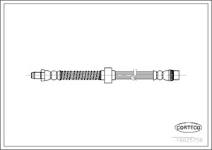 Bremseslange, Foran eller bak, Høyre, Venstre, NISSAN KUBISTAR Skåp, RENAULT KANGOO, KANGOO Express, 4620100Q0E, 4620100QAG, 7700313596