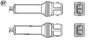 Lambdasonde, PEUGEOT 205 II, 205 Cabriolet I, 205 Skåp/halvkombi, 309 I, 309 II, 405 I, 405 Break I, 405 Break II, 1628 J4, 96 027 244,
