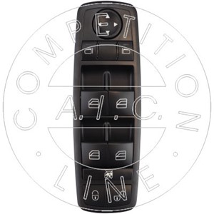 Bryter, vindusløfter, Foran, På førersiden, MERCEDES-BENZ A-KLASS [W169], B-KLASS Sports Tourer [W245], 169 820 6610, A169 820 6610