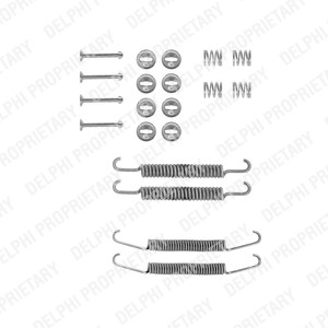 Tilbehørsett, bremsesko, Bakaksel, Framaksel, FIAT,LANCIA,SEAT