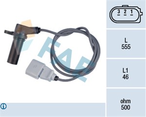 Turtallssensor, motormanagement, SEAT,SKODA,VW, 038 957 147 B, 038 957 147 E