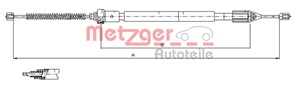 Kabel, parkeringsbremse, Bak, Høyre, RENAULT CLIO II, 7700 433 237, 8200 087 977