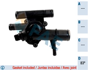 Termostat, kjølemiddel, NISSAN,RENAULT, 11061-00QAB, 82 00 074 349, 82 00 674 369
