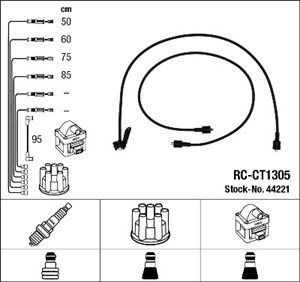 Tennledningssett, CITROËN C35 Buss, C35 Flak/chassi, C35 Skåp, CX I, CX Break I, 5490353