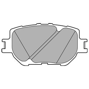 Bremseklosser sett, Framaksel, LEXUS IS III, TOYOTA CROWN, MARK X I, 04465-30480