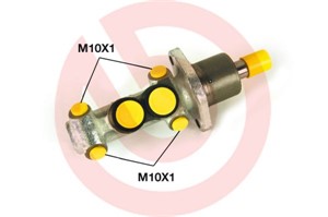 Hovedbremsesylinder, SKODA,VW, 007486201F, 0077486201F, 6U0611019