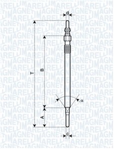 Glødeplugg, CHRYSLER,JEEP,MERCEDES-BENZ, 001 159 50 01, 001 159 71 01, 05175 756AA, 05175756AA, 517 5756 AA, 5175 756AA, 68102 087AA, 68