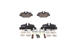 Bremseklosser sett, Bakaksel, MERCEDES-BENZ VIANO [W639], VITO / MIXTO Skåp [W639], VITO Buss [W639], 000 421 62 10, 001 421 10 10, A 00