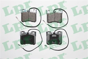 Bremseklosser sett, Framaksel, CITROËN AX, C4 PICASSO Minibus, minivan I, 95619550, 95619601, 95619611, 95646300, 95647611, 95650935, 9