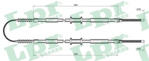 Kabel, parkeringsbremse, Bak, Høyre, Venstre, FIAT FIORINO, FIORINO Pick up, FIORINO Skåp/stor limousine, 7739156