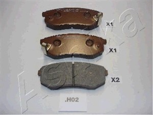 Bremseklosser sett, Bakaksel, CHRYSLER SEBRING Coupé, HYUNDAI GALLOPER II, SANTAMO, KIA JOICE, MITSUBISHI SANTAMO, 58302M2A00, 58302M2A0