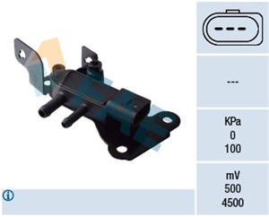 Sensor, avgasstrykk, CHEVROLET CRUZE Station Wagon, OPEL ANTARA A, 25182883, 4818222