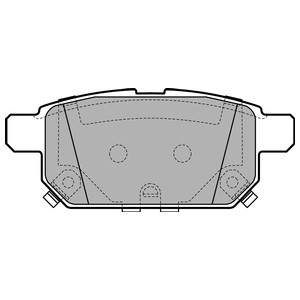 Bremseklosser sett, Bakaksel, SUZUKI BALENO, SWIFT IV, SWIFT V, SX4 S-CROSS, VITARA, 5580052R00, 55800-52R00, 5580052R01, 5580061M00, 55