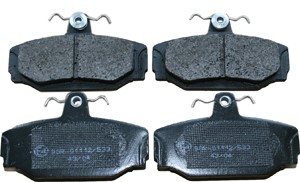 Bremseklosser sett, Bak, VOLVO, 270923, 2709236, 271573, 2715738, 271829, 2718294, 271958, 2719581, 272291, 2722916, 272399, 272944, 274