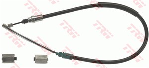 Kabel, parkeringsbremse, Bak, Høyre, PEUGEOT 406, 406 Break, 406 Coupé, 4745 R2