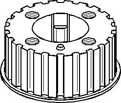 Tannhjul, akseltetningsring, AUDI,VW, 074 105 263B