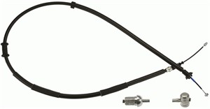 Kabel, parkeringsbremse, Bak, Høyre, FIAT PANDA, PANDA Skåp/halvkombi, 46829766