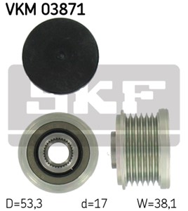 Frihjul, dynamo, BMW, 12 31 7 550 001, 12 31 7 570 152
