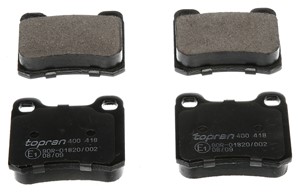 Bremseklosser sett, Bakaksel, MERCEDES-BENZ, 000 420 98 20, A000 420 98 20
