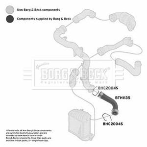 Ladeluftslange, Foran, Høyre, Øvre, SEAT LEON, VW BORA I, BORA Variant, GOLF IV, 1J0145834AE, 1J0145834E, 1J0145834K, 1J0145834R