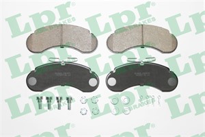 Bremseklosser sett, Framaksel, MERCEDES-BENZ MB Buss [W631], MB Flak/chassi [W631], MB Skåp [W631], 6014217720, 6314200120, 6314200320