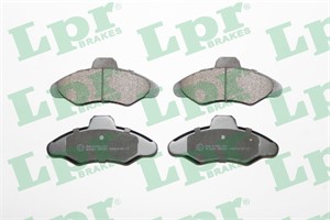 Bremseklosser sett, Framaksel, FORD, 1015598, 1048309, 1130751, 5025948, 5028176, 6180371, 6500952, 6500954, 6704271, 6962492, 7075049,