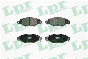 Bremseklosser sett, Framaksel, PEUGEOT 206 Halvkombi, 306, 306 Halvkombi, 425191, 425204, 425209