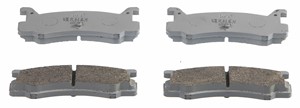 Bremseklosser sett, Bakaksel, DAIHATSU,MAZDA, 0449287201000, 0449287202000, 0449287705, 0449287705000, 0449287706, 0449287706000, 044928