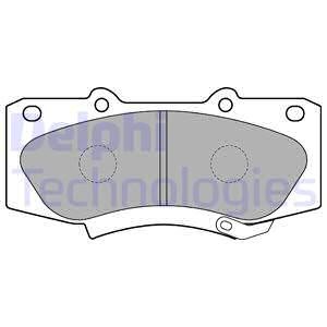 Bremseklosser sett, TOYOTA HILUX Pick-up VII, 044650K240, 04465-0K240, 04465-0K260, 044650K320, 04465-0K320, 044650K330, 044650K340, 044