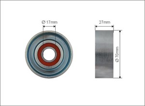 Strammerull, kilerem med ribber, HONDA CITY Sedan V, CIVIC IX, CIVIC Hatchback VIII, JAZZ III, 31170RB0J01, 31170-RB0-J01, 31170RB0J02,