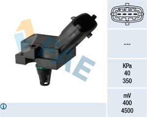 Sensor, sugerørtrykk, VOLVO C30, C70 Cabriolet II, S40 II, S60 II, S80 II, V40 Halvkombi, V50, V60 I, V70 III, XC60 SUV I, XC70 II, 3077