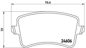 Bremseklosser sett, Bakaksel, AUDI A4 Allroad B8, A4 B8, A4 B8 Avant, A5, A5 Cabriolet, A5 Sportback, Q5, Q5 Van, 8K0098601H, 8K0698451,