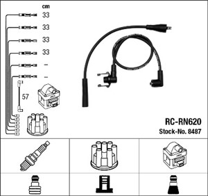 Tennledningssett, RENAULT,VOLVO, 77 00 749 521, 7700 7495 21