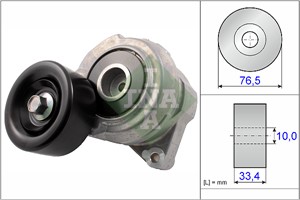 Spennarm, kilerem med ribber, ACURA TSX, HONDA ACCORD VIII, ACCORD Kombi VIII, ACCORD Sedan IX, 31170R40A01, 31170-R40-A01, 31170R40A02,