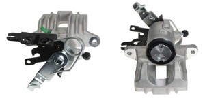 Bremsecaliper, Bakaksel, Foran akselen, Høyre, VW CADDY Minibus, minivan III, CADDY Skåp/stor limousine III, 2K0 615 424C