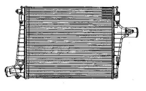 Ladeluftkjøler, AUDI A6 C5, A6 C5 Avant, ALLROAD C5, 000718 7712, 4B0145805E, 4B0145805F, 4B1145805E, 5 0408 6948, 504086948