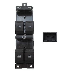 Bryter, vindusløfter, Foran venstre, SEAT,VW, 1J4 959 857 B, 1J4 959 857 D, 1J4 959 857, 3BD 959 857, 7M3 959 857D