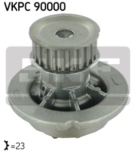 Vannpumpe, CHEVROLET LACETTI, LACETTI Kombi, NUBIRA Kombi, NUBIRA Sedan, DAEWOO LACETTI Halvkombi, NUBIRA Sedan, NUBIRA Wagon, 96499089