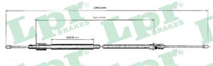 Kabel, parkeringsbremse, Bak, Venstre, CITROËN XSARA, XSARA Break, XSARA Coupé, XSARA Skåp / kombi, 4745K0