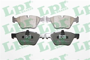 Bremseklosser sett, Framaksel, BMW 5 [E60], 5 Touring [E61], Z4 Roadster [E89], 34116763617, 34116763618