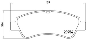 Bremseklosser sett, Framaksel, CITROËN,DS,OPEL,PEUGEOT, 1610489680, 1611140680, 1611293980, 1612293980, 1613192280, 1613193280, 16140058